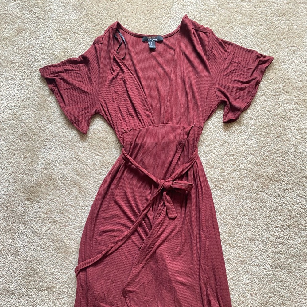 Never worn F21 wrap dress